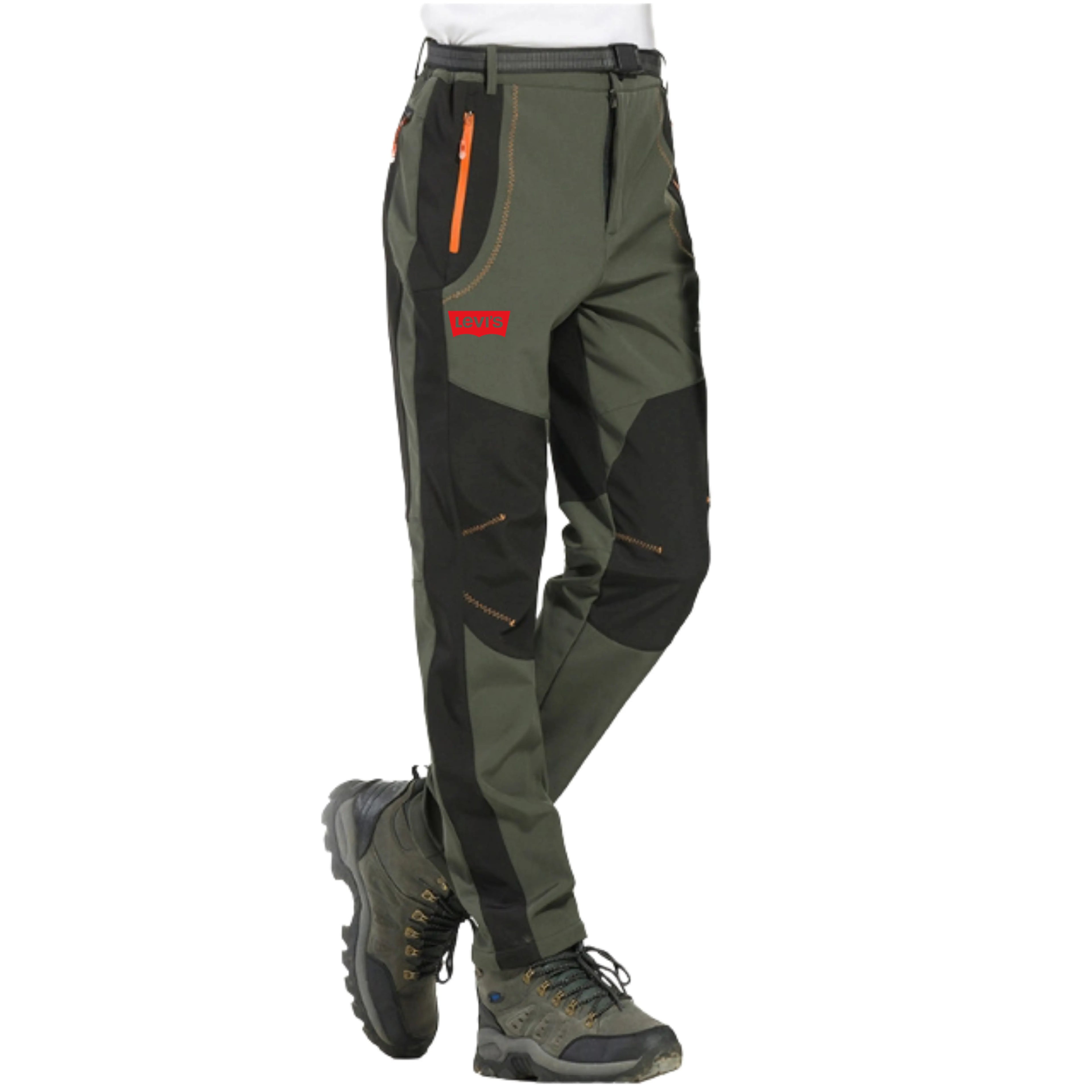 Men's waterproof hiking trousers softshell pants