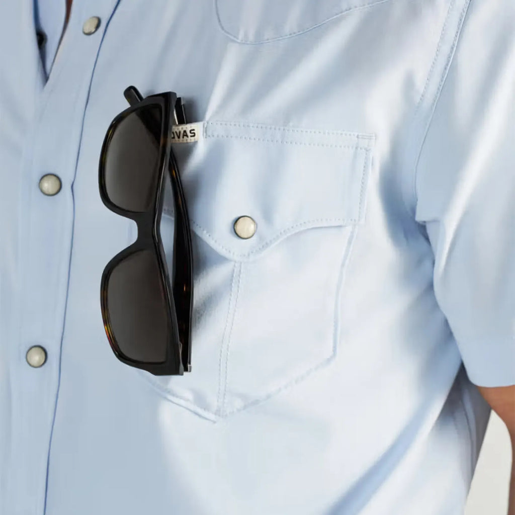 Men's Performance Western Short Sleeve Pearl Snap