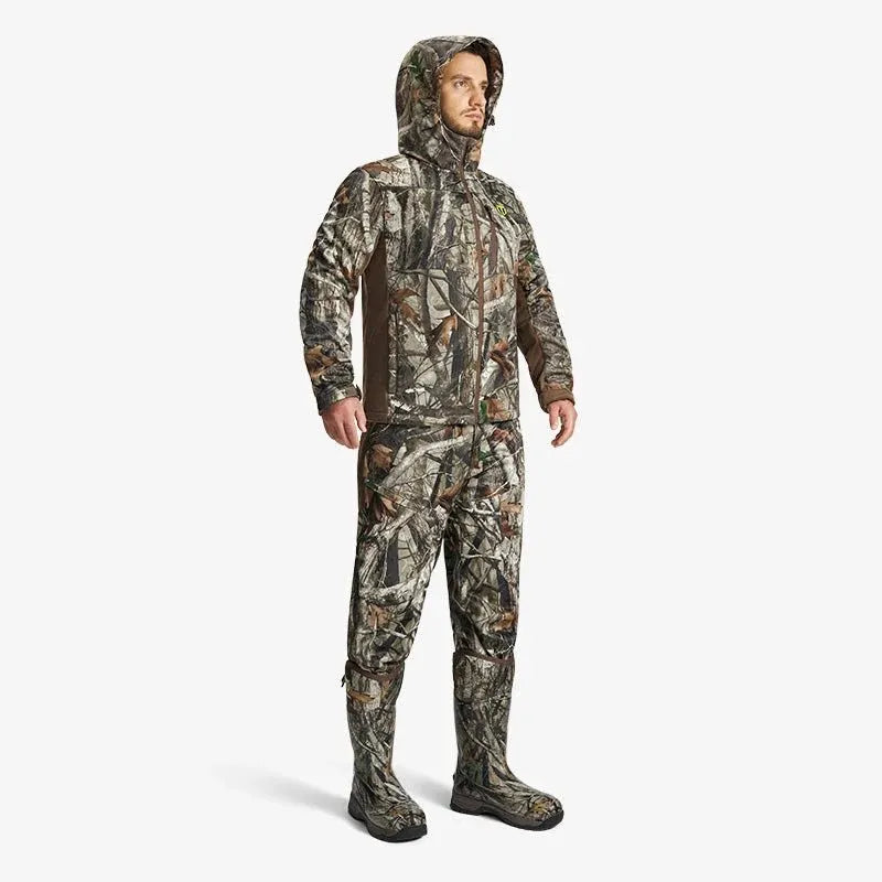 Men's Hunting Clothes,Silent Water Resistant Camo Hunting Suits
