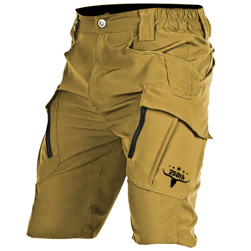 Men's Tactical Shorts Cargo Shorts Zipper Pocket Plain