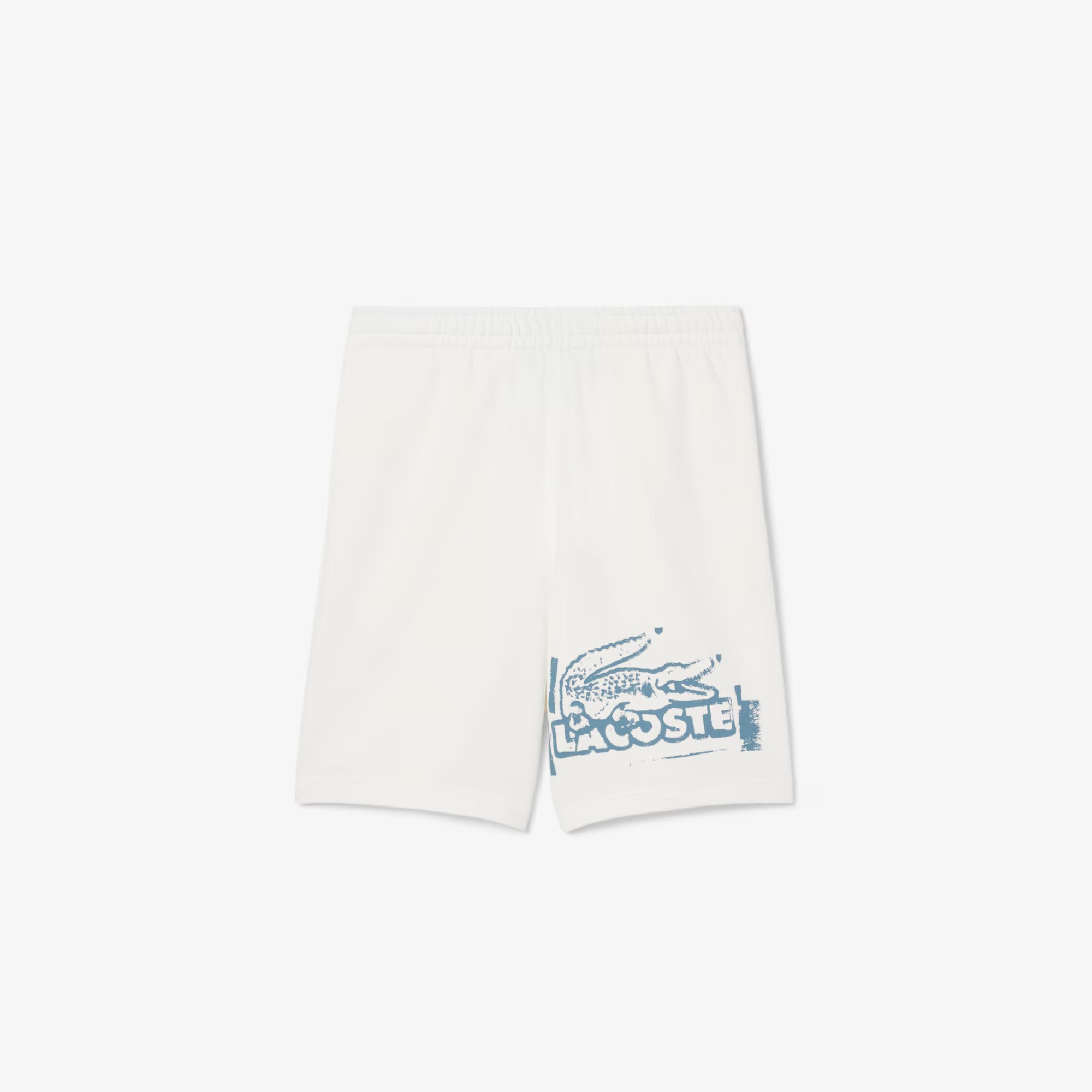 Lacoste Men's Graphic Print short set White/blue