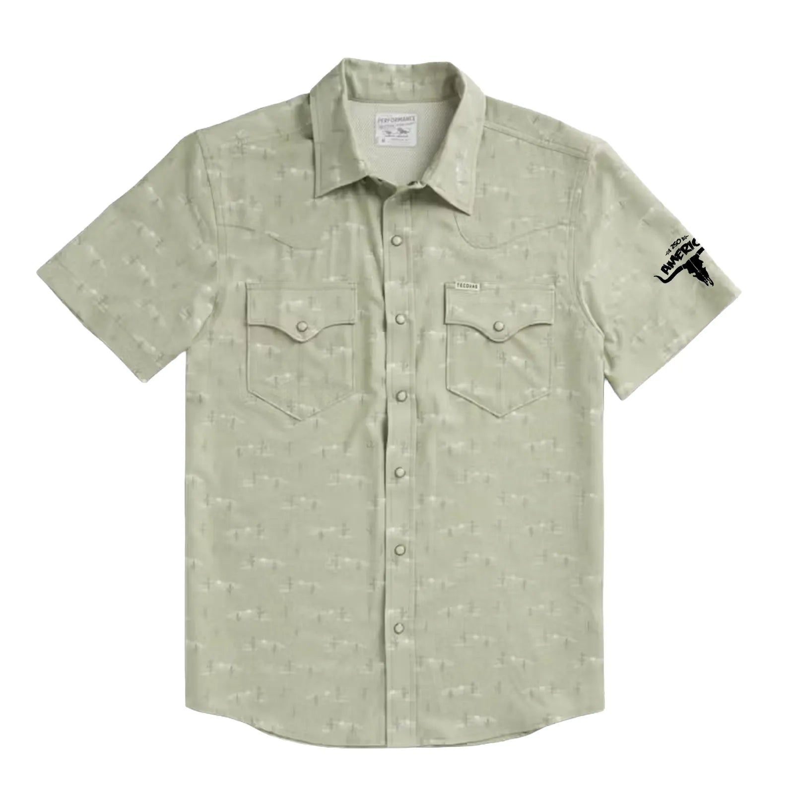 Men's Performance Western Short Sleeve Pearl Snap