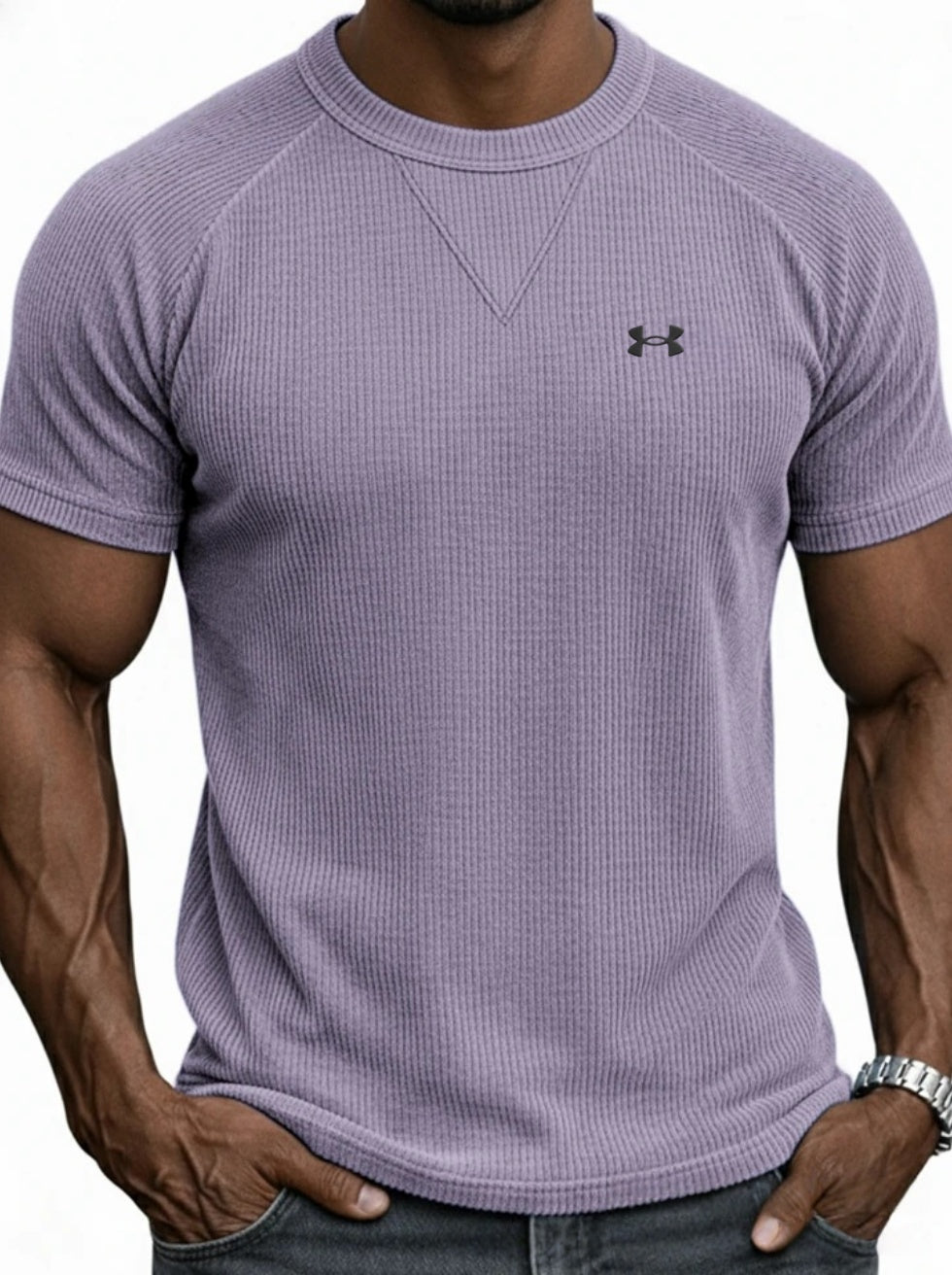 Men's Casual Knitted T-shirt
