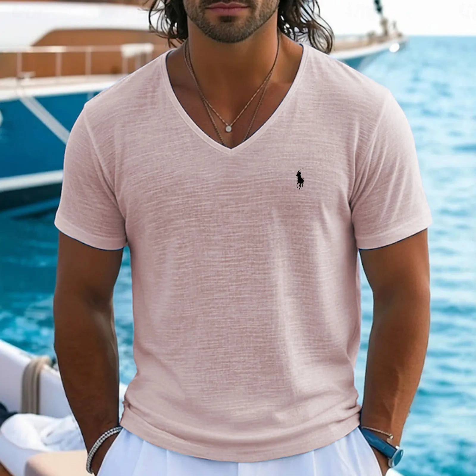 Men's T Shirt Short Sleeve Shirt Tee Top Linen
