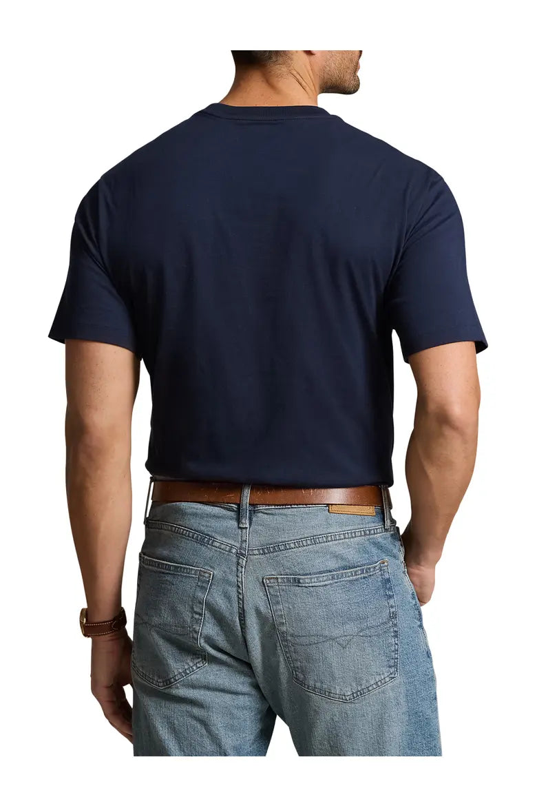 Big & Tall Classic Fit Jersey Crewneck Pocket Tee