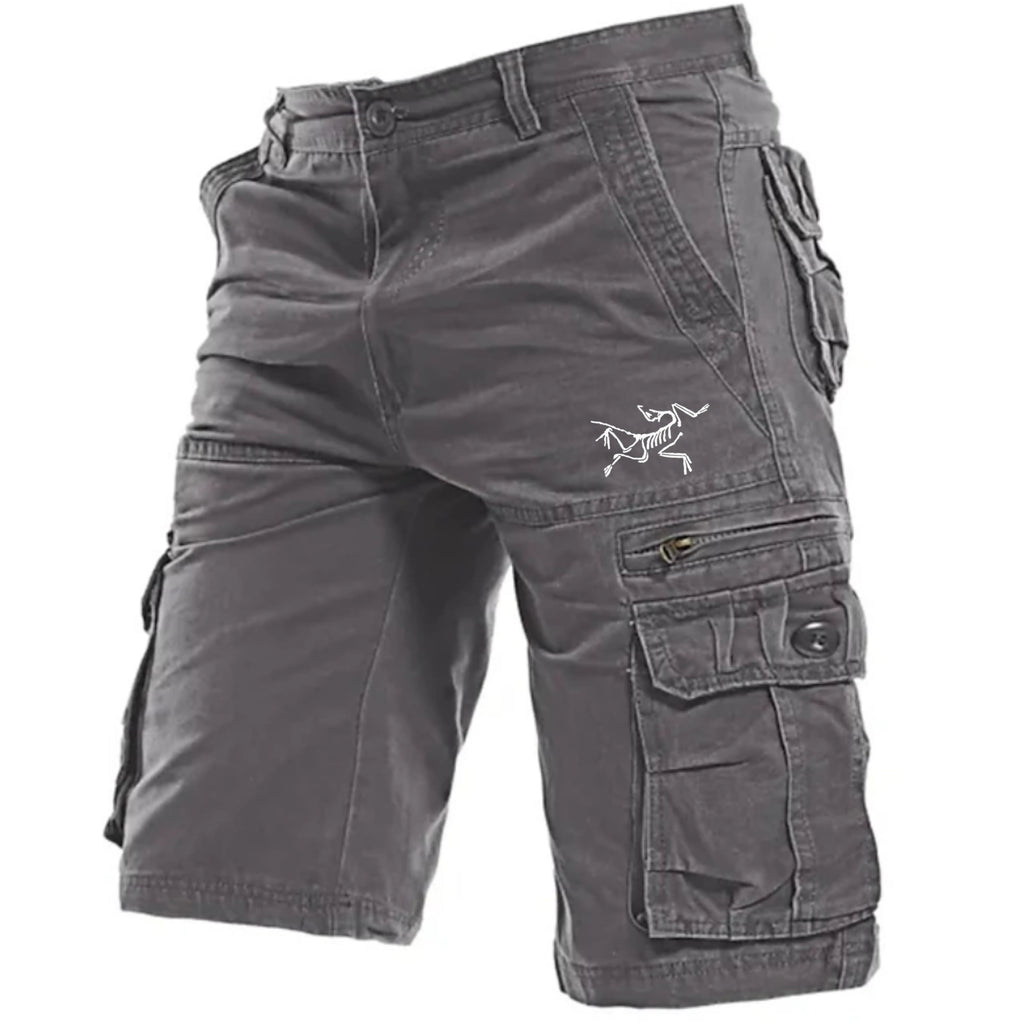 Men's Cargo Shorts Hiking Shorts Zipper Pocket Flap Pocket Plain