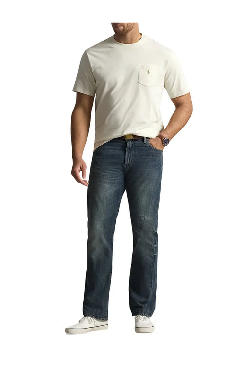 Big & Tall Classic Fit Jersey Crewneck Pocket Tee