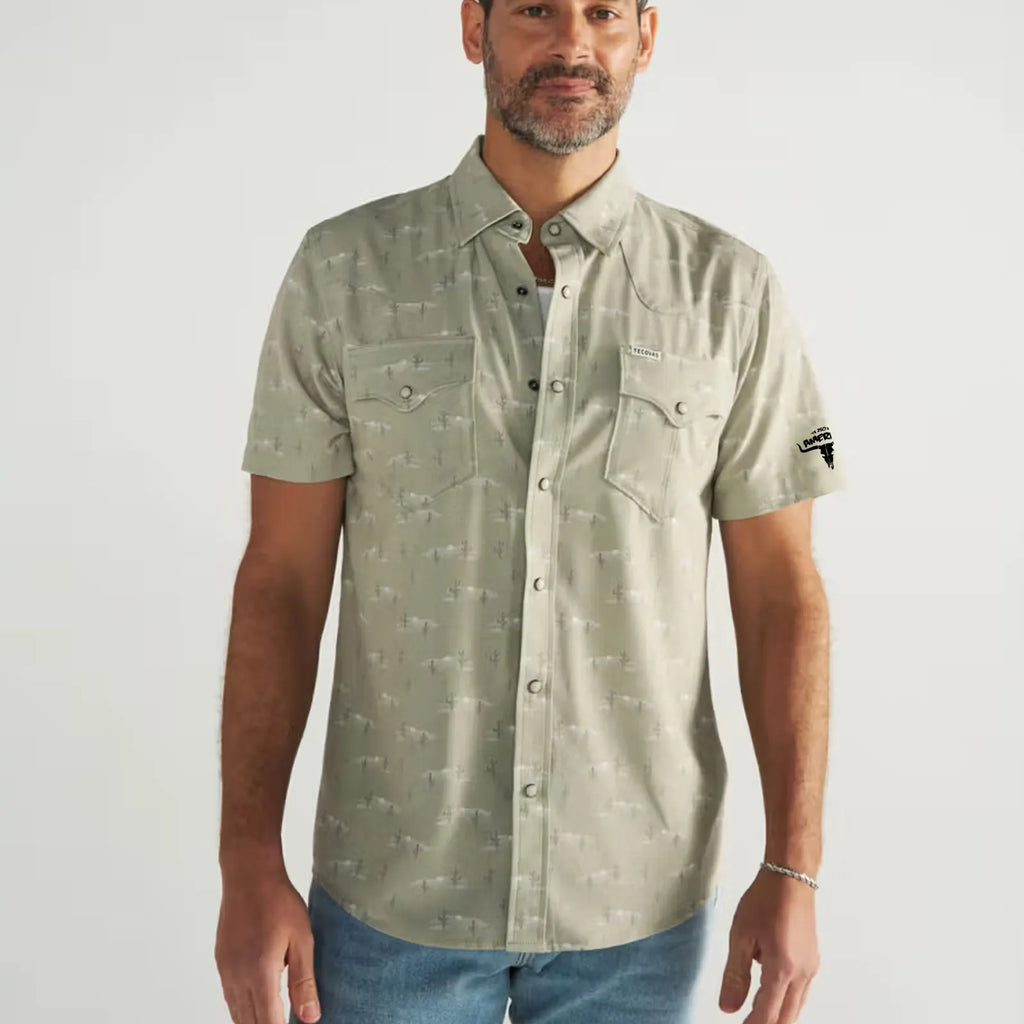 Men's Performance Western Short Sleeve Pearl Snap