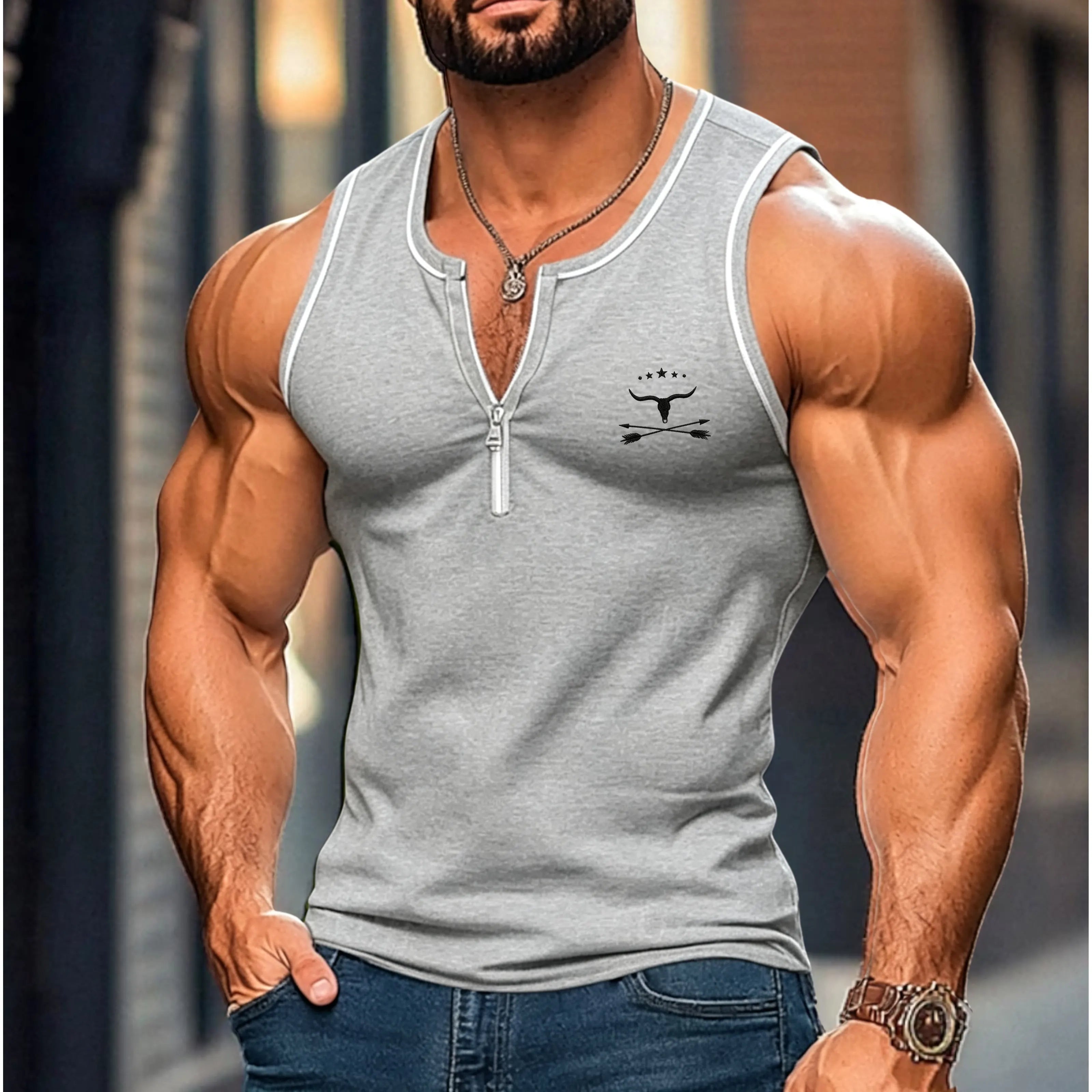 Men's T Shirt Henley Shirt Tee Top Short Sleeve Color Block