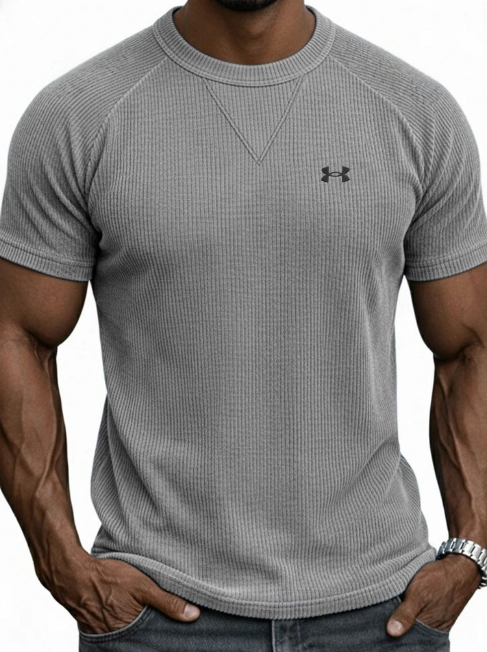 Men's Casual Knitted T-shirt