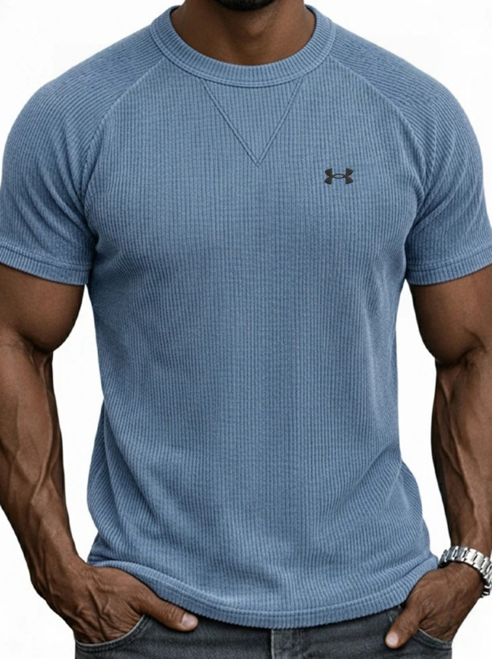 Men's Casual Knitted T-shirt