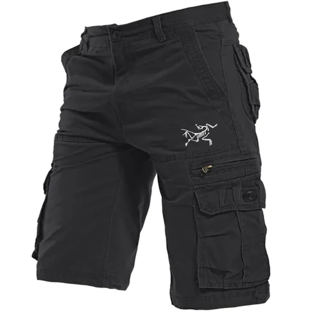 Men's Cargo Shorts Hiking Shorts Zipper Pocket Flap Pocket Plain