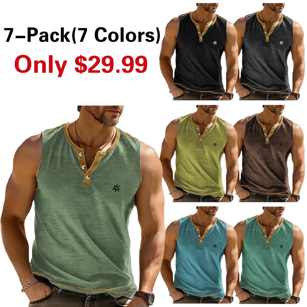Men's Tank Top Undershirt Sleeveless Shirt Men's Sleeveless Tank Top Shirt Sleeveless