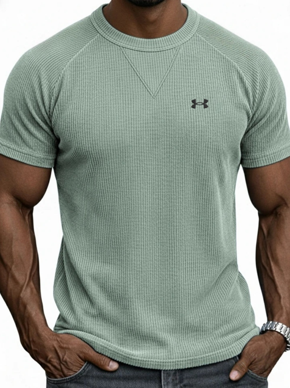 Men's Casual Knitted T-shirt