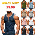 Men's T Shirt Henley Shirt Tee Top Short Sleeve Color Block