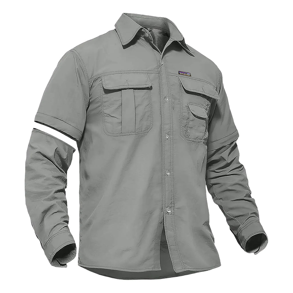 TACVASEN Men's Convertible Long Sleeve Fishing Shirts Lightweight Quick Dry
