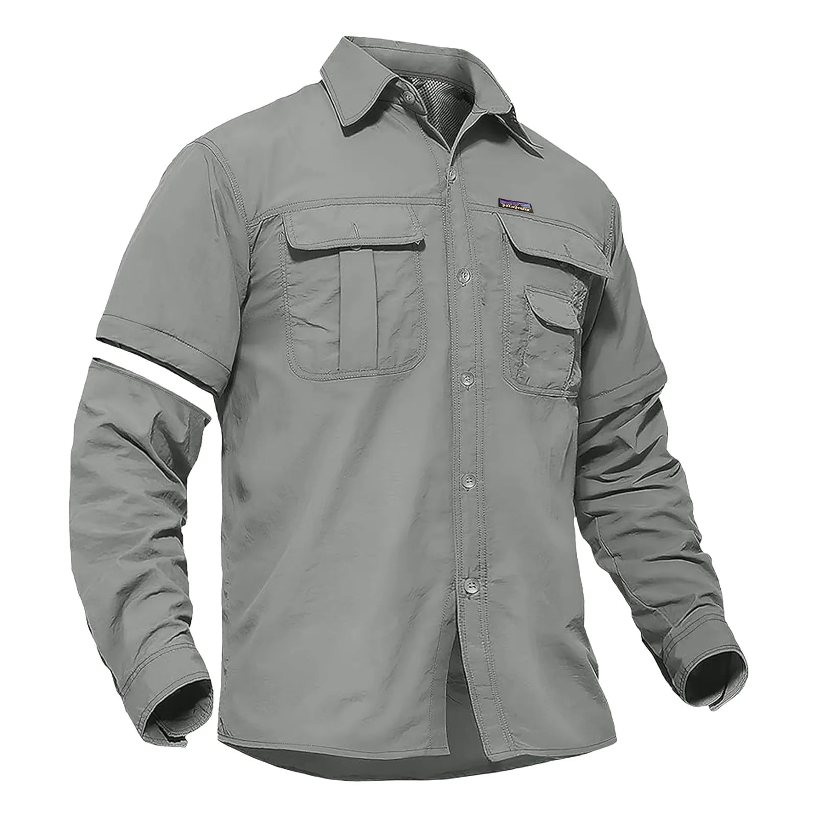 TACVASEN Men's Convertible Long Sleeve Fishing Shirts Lightweight Quick Dry