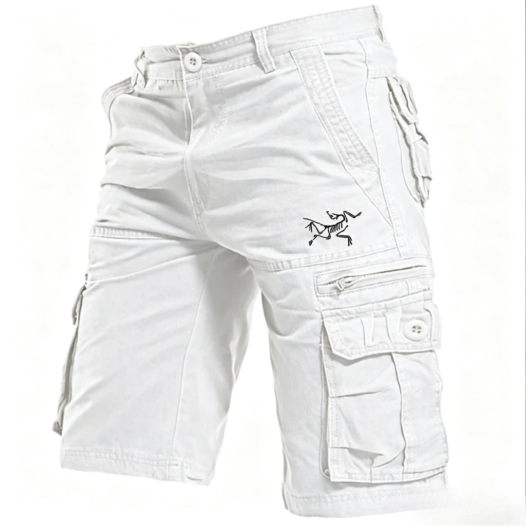 Men's Cargo Shorts Hiking Shorts Zipper Pocket Flap Pocket Plain