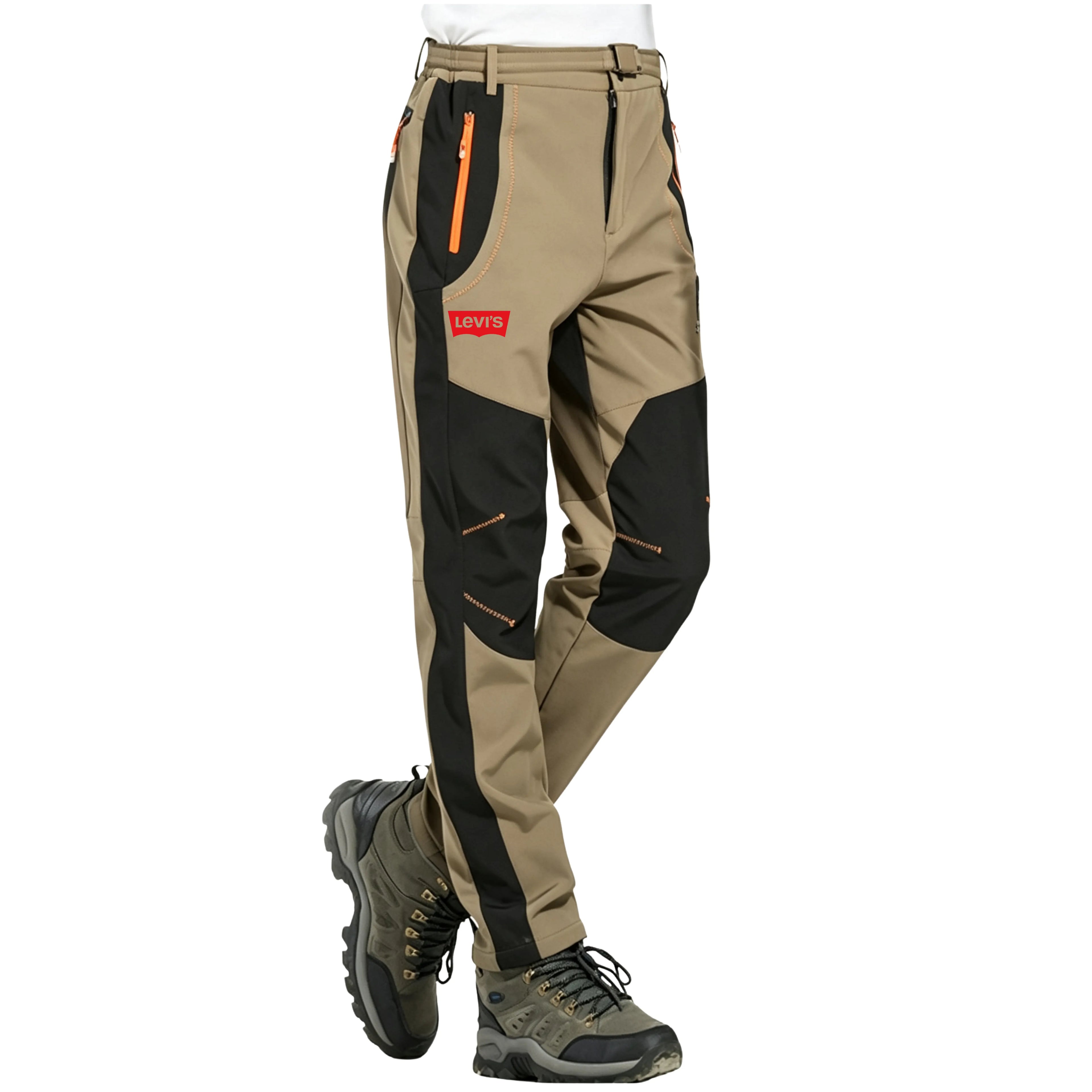 Men's waterproof hiking trousers softshell pants