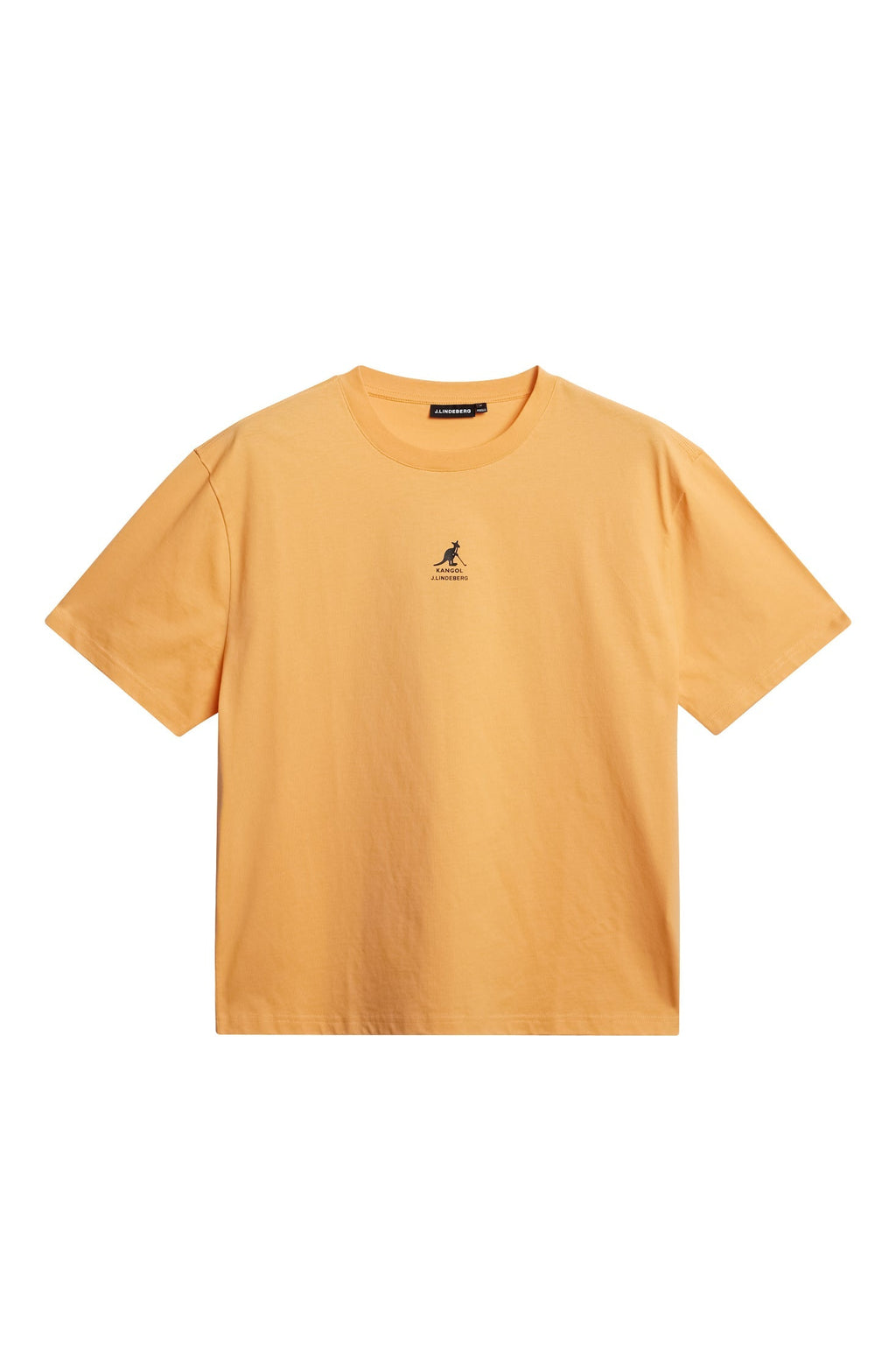 J.LINDEBERG DAVIE T-SHIRT MOCK ORANGE