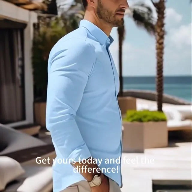 Men's Shirt Linen Shirt Summer Shirt Beach
