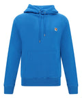 Men's Fox Head Patch Regular Hoodie Enamel Blue