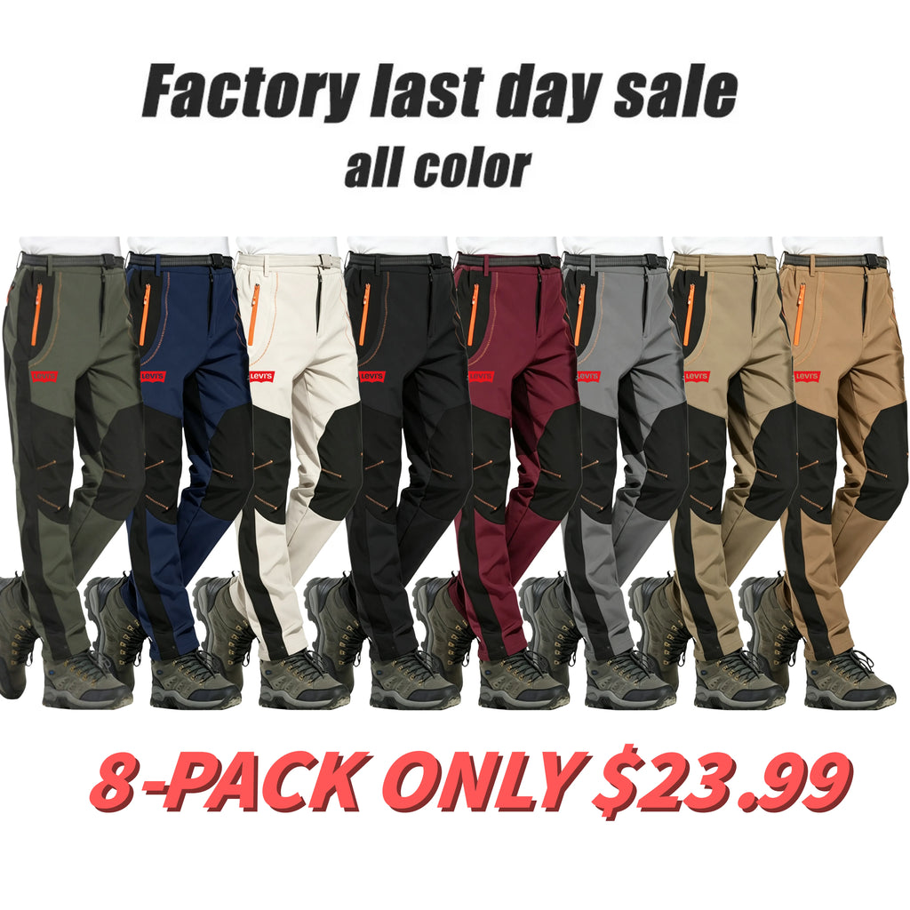 Men's waterproof hiking trousers softshell pants