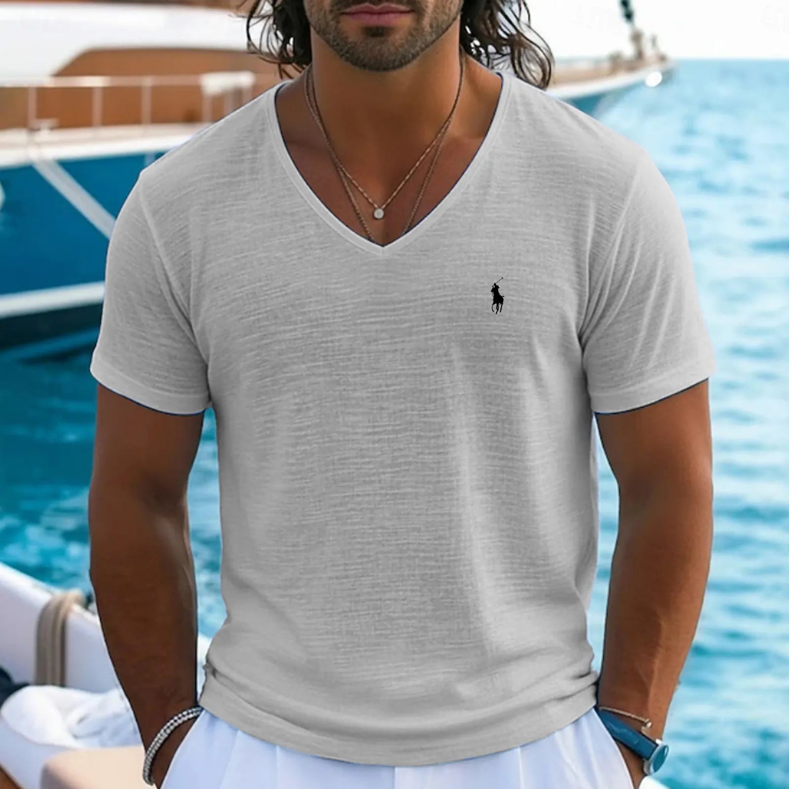 Men's T Shirt Short Sleeve Shirt Tee Top Linen