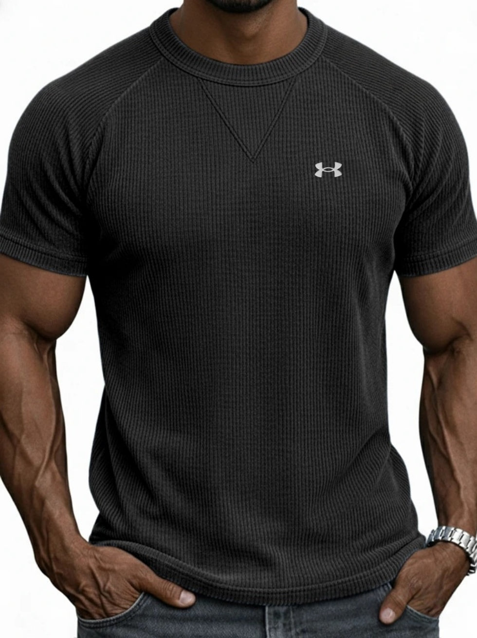 Men's Casual Knitted T-shirt