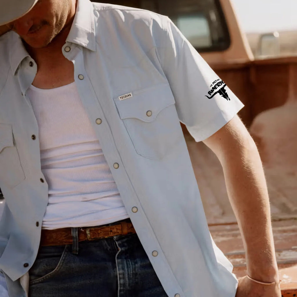 Men's Performance Western Short Sleeve Pearl Snap