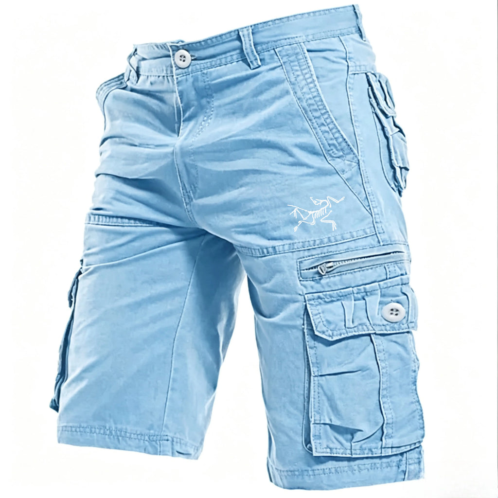 Men's Cargo Shorts Hiking Shorts Zipper Pocket Flap Pocket Plain