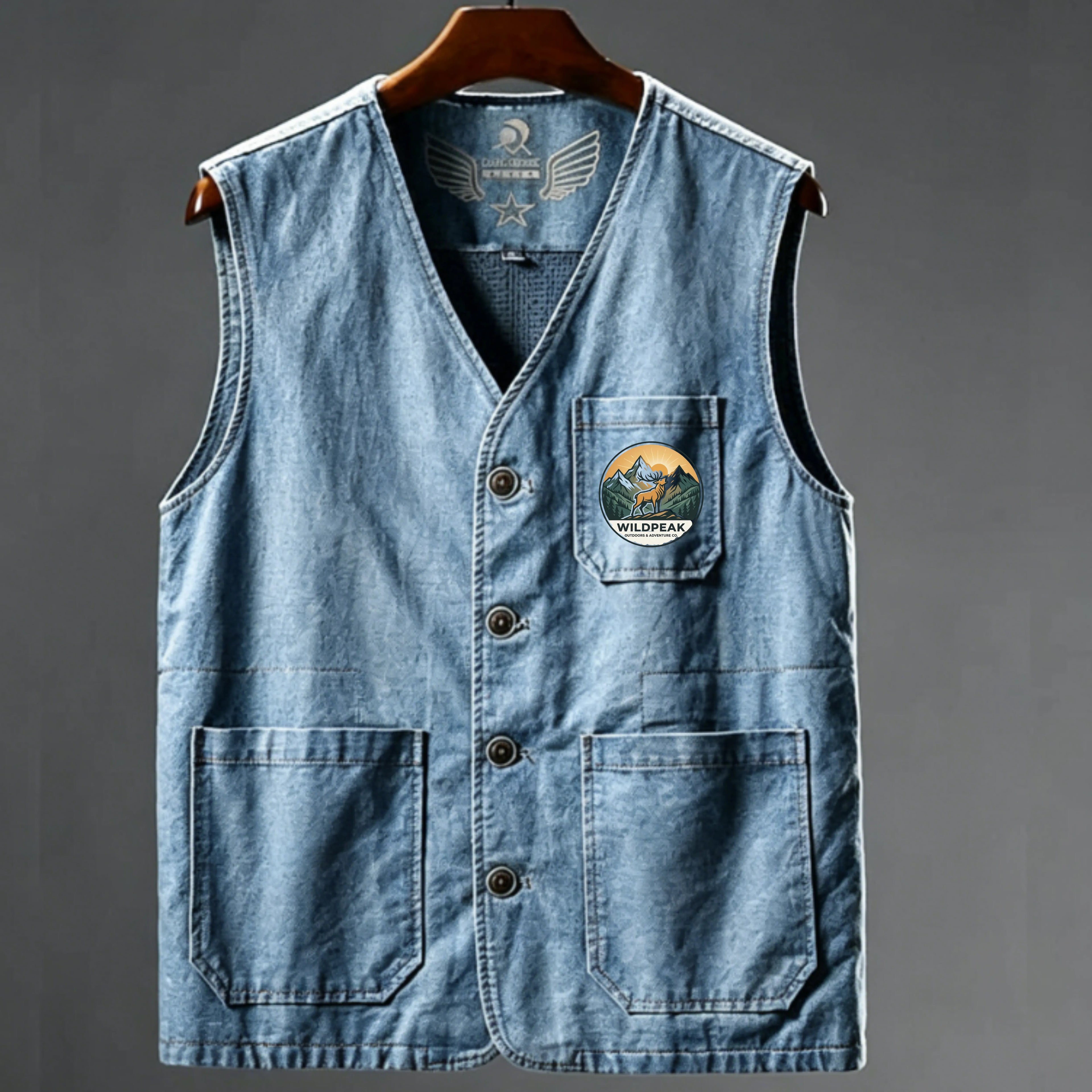 Men's Hiking Vest Summer Spring Outdoor Quick Dry Multi Pockets Lightweight Wear