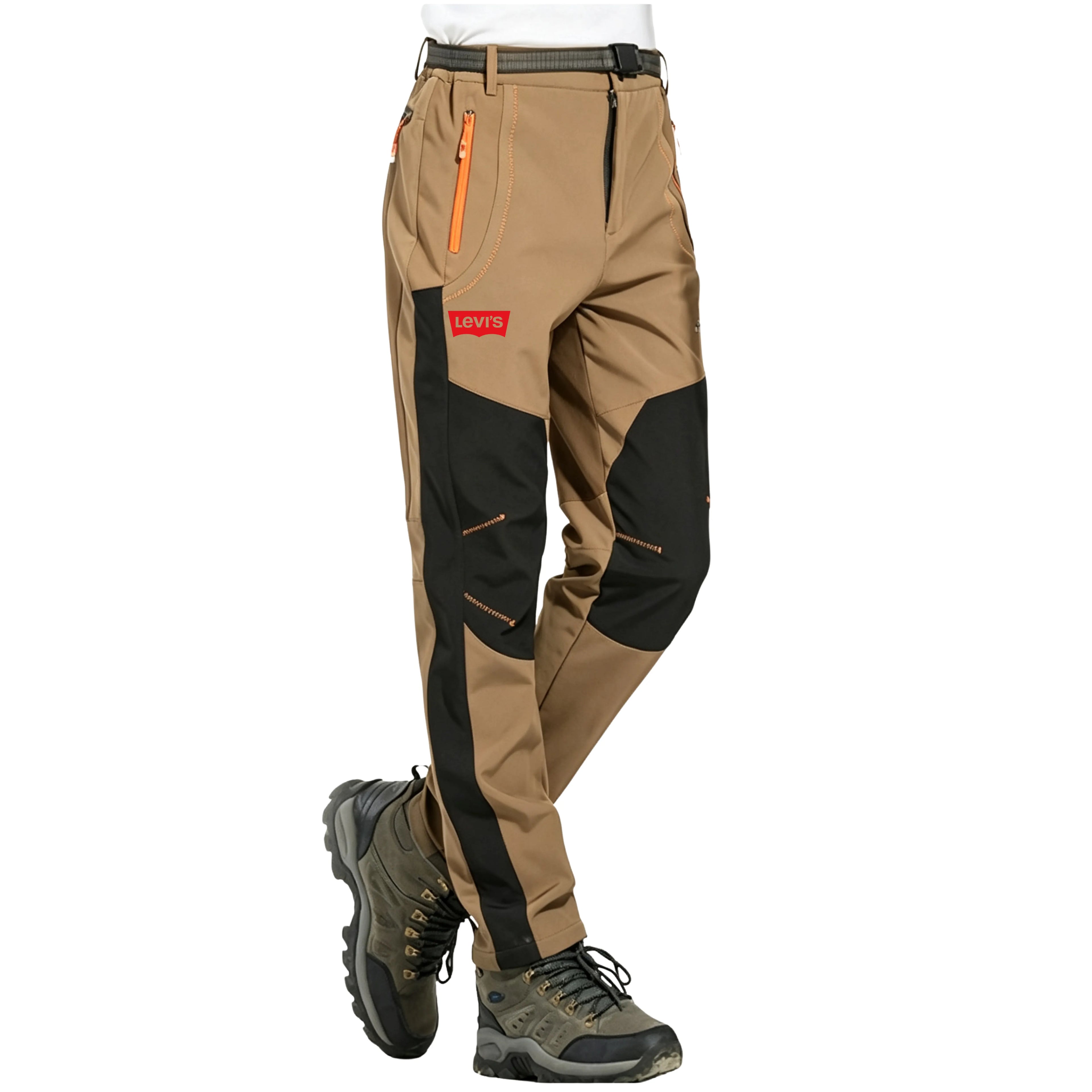 Men's waterproof hiking trousers softshell pants