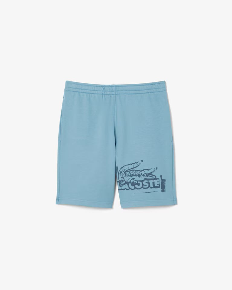 Lacoste Men's Graphic Print short set Blue