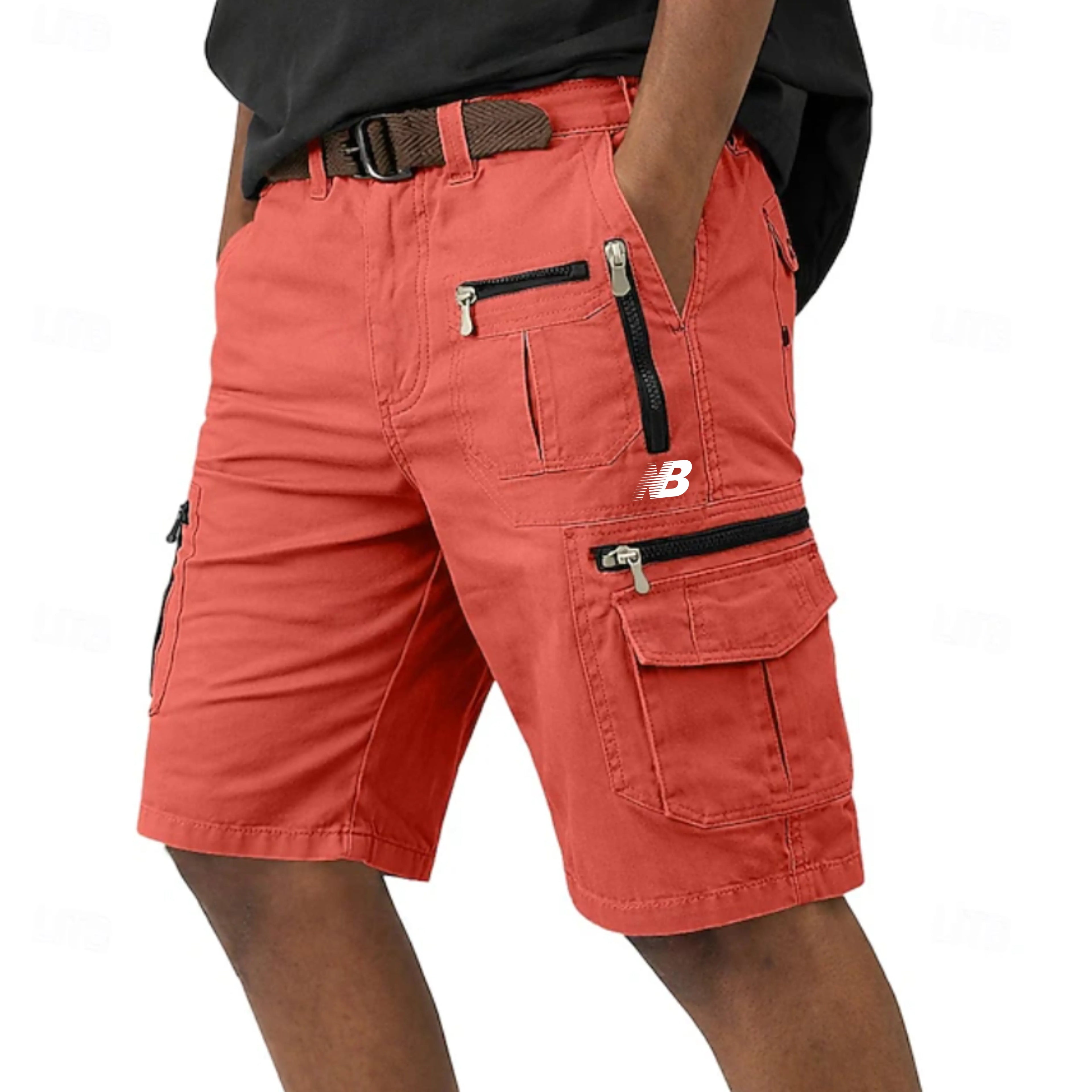 Men's Tactical Cargo Cargo Shorts Shorts Casual Shorts Pocket Elastic Waist Plain