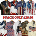 Men's July 4th US 250th Anniversary American Flag 1776 Shirt
