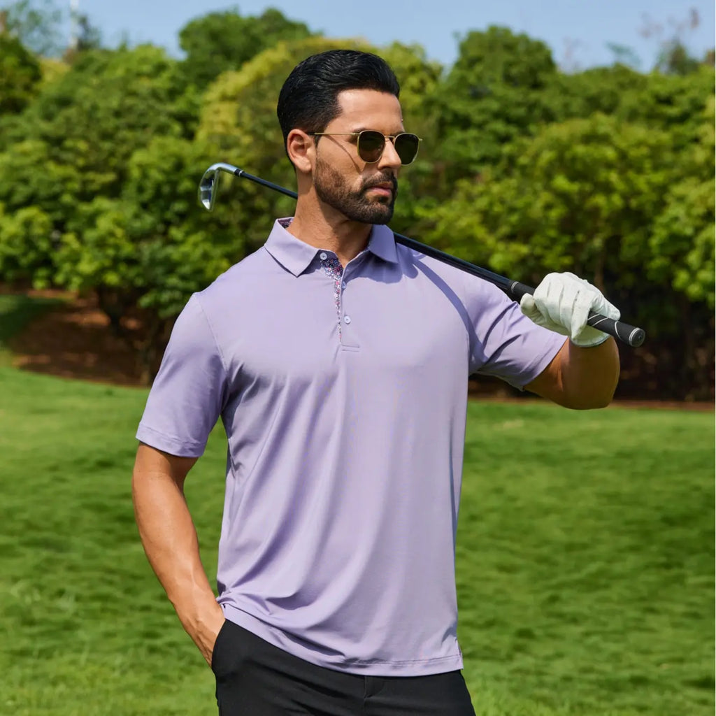 6-Pack Men's Polo Shirts – Soft Breathable Cotton, Comfortable Short Sleeve Casual Fit, Classic Collared Polo Shirts for Work, Golf, Travel & Everyday Wear