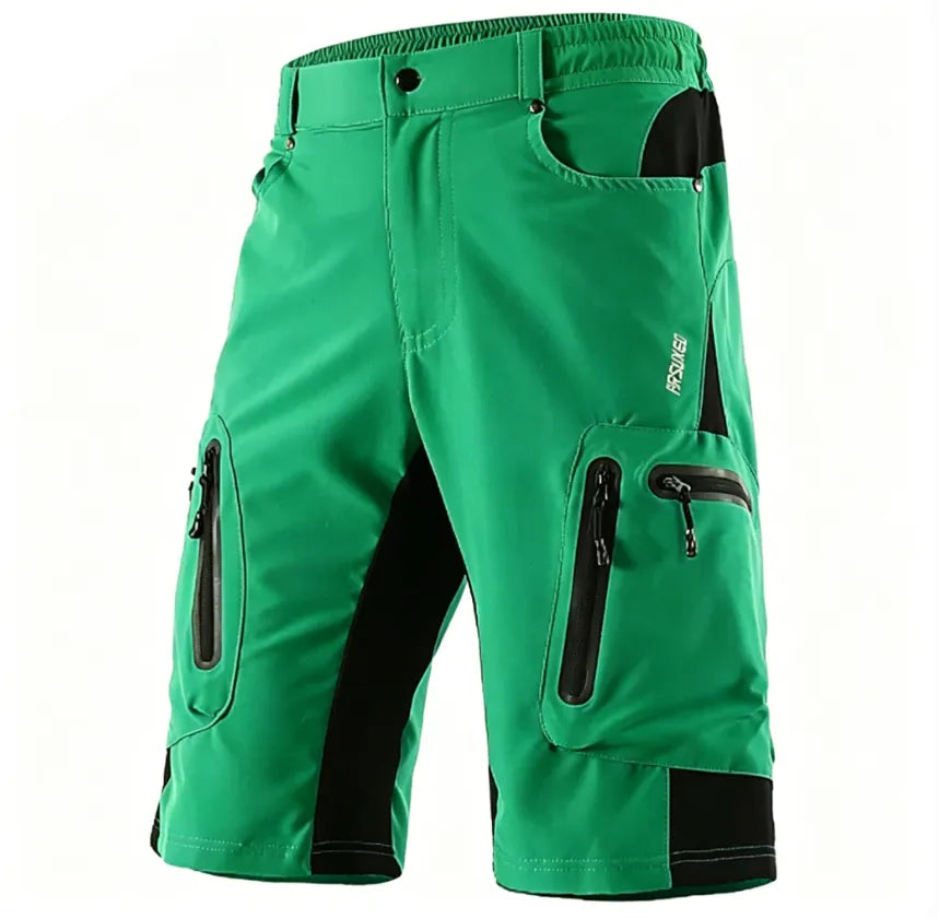 Arsuxeo Men's Solid Color Cycling MTB Shorts Bike Shorts Bike Shorts Baggy Shorts