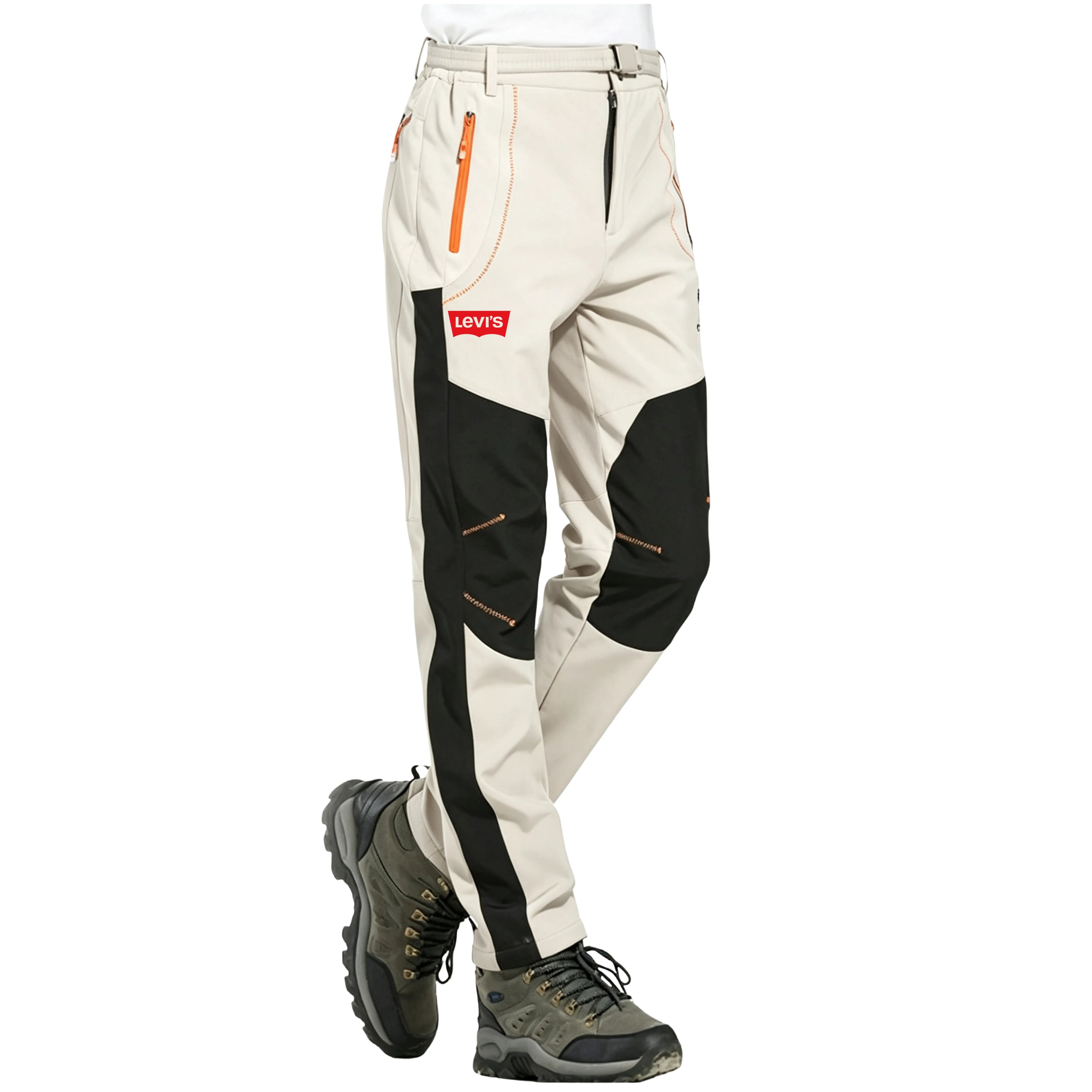 Men's waterproof hiking trousers softshell pants