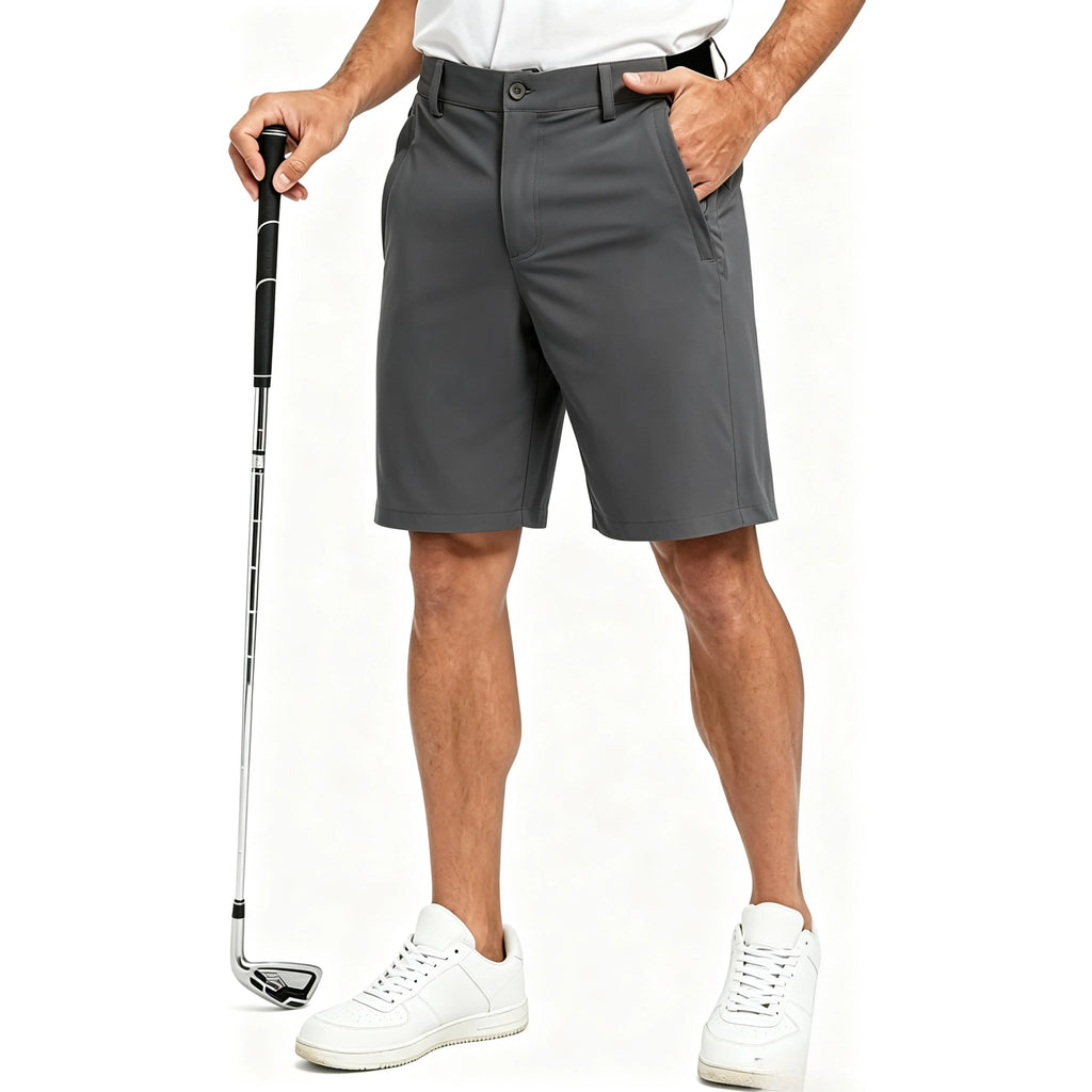 Men's Golf Work Shorts Stretch Waistband Dry Fit