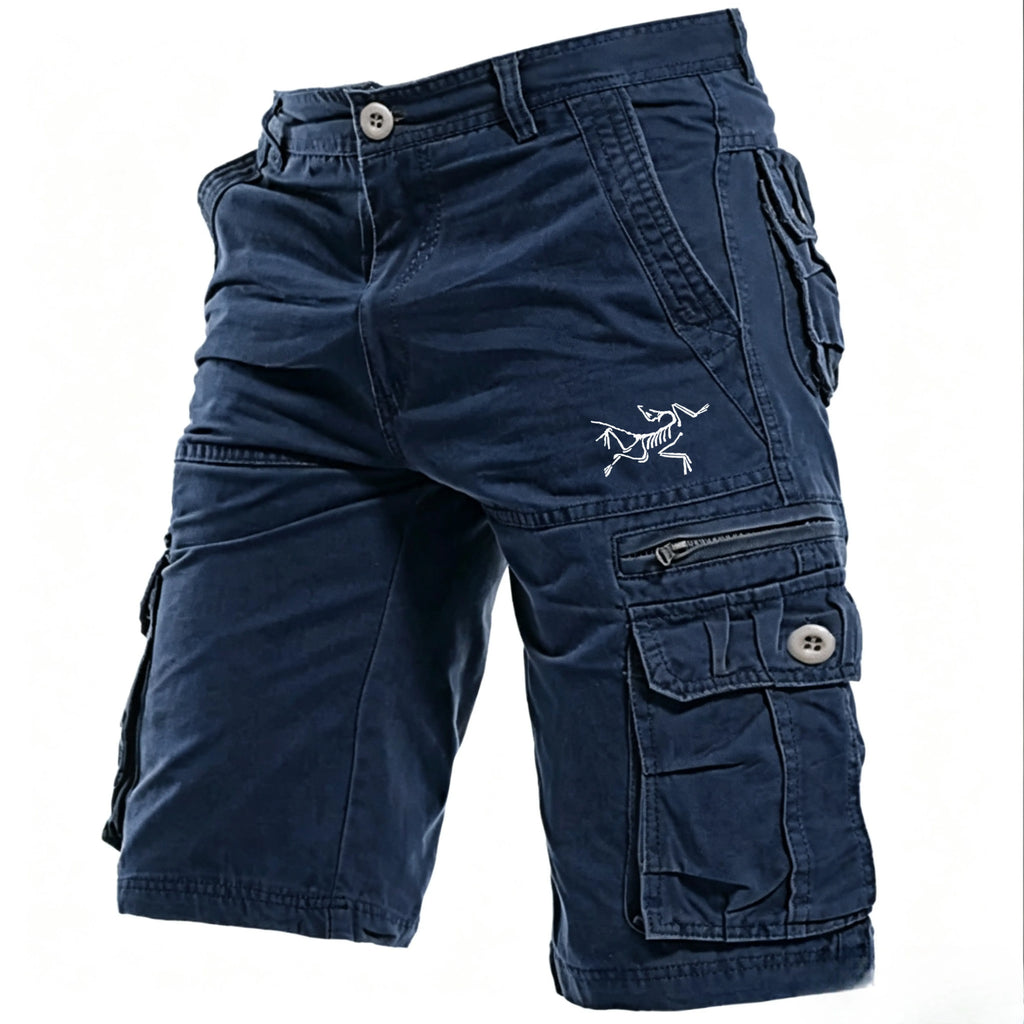 Men's Cargo Shorts Hiking Shorts Zipper Pocket Flap Pocket Plain