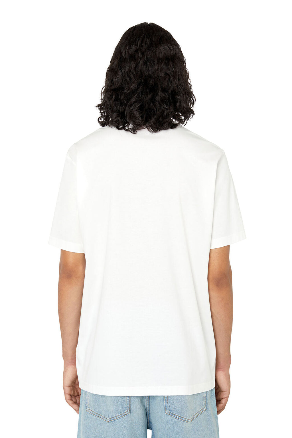 T-Just-Doval-Pj T-shirt with oval D patch White