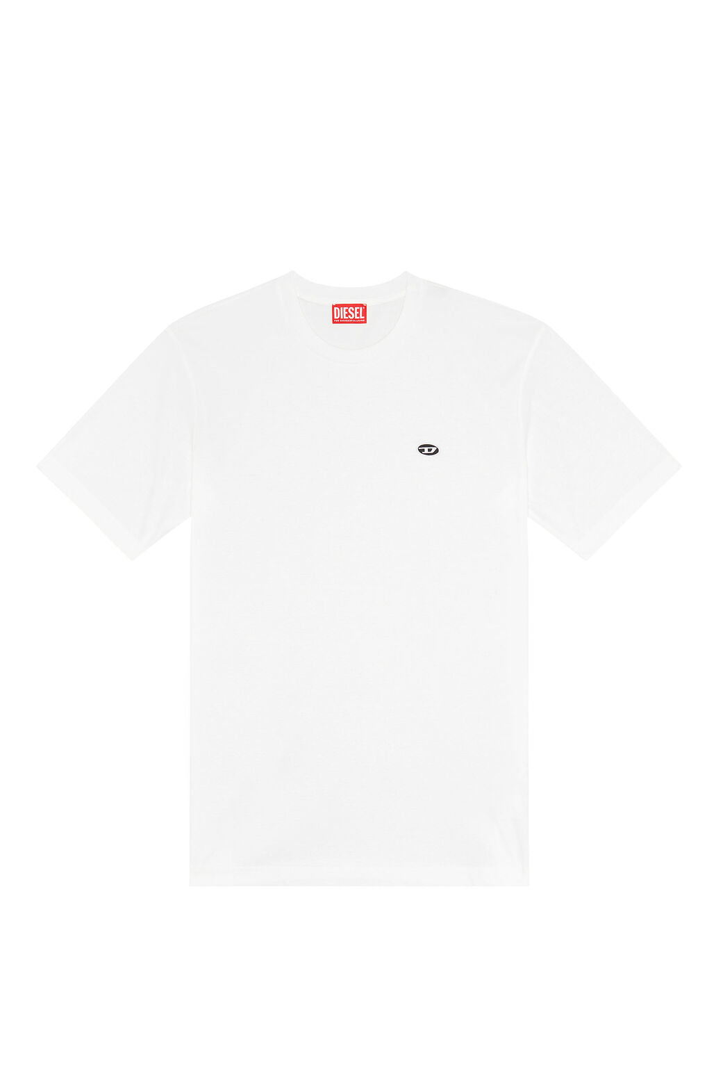 T-Just-Doval-Pj T-shirt with oval D patch White