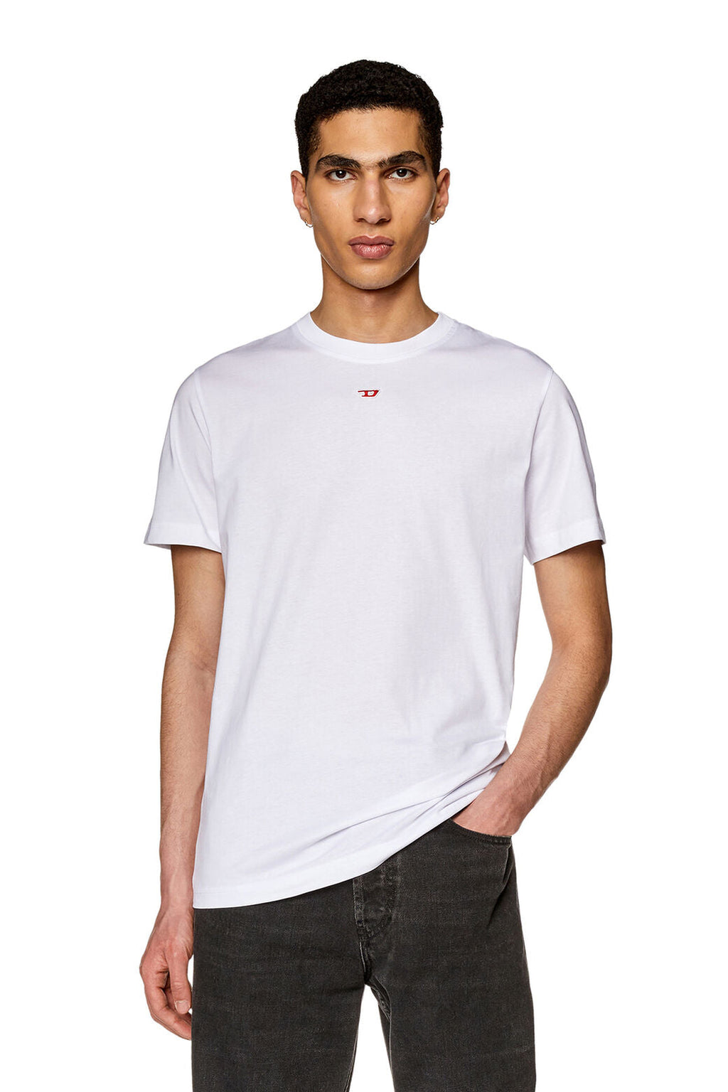 T-Diegor-D T-shirt with D patch White