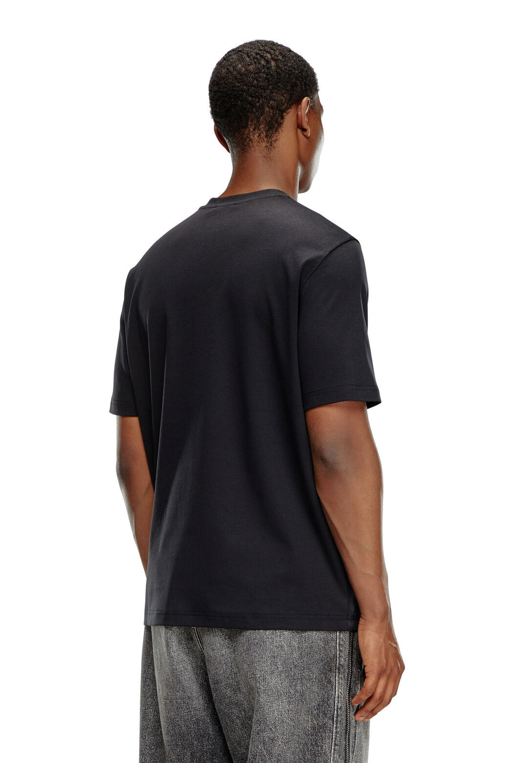 T-ADJUST DOVAL PJ T-shirt with Oval D patch Black