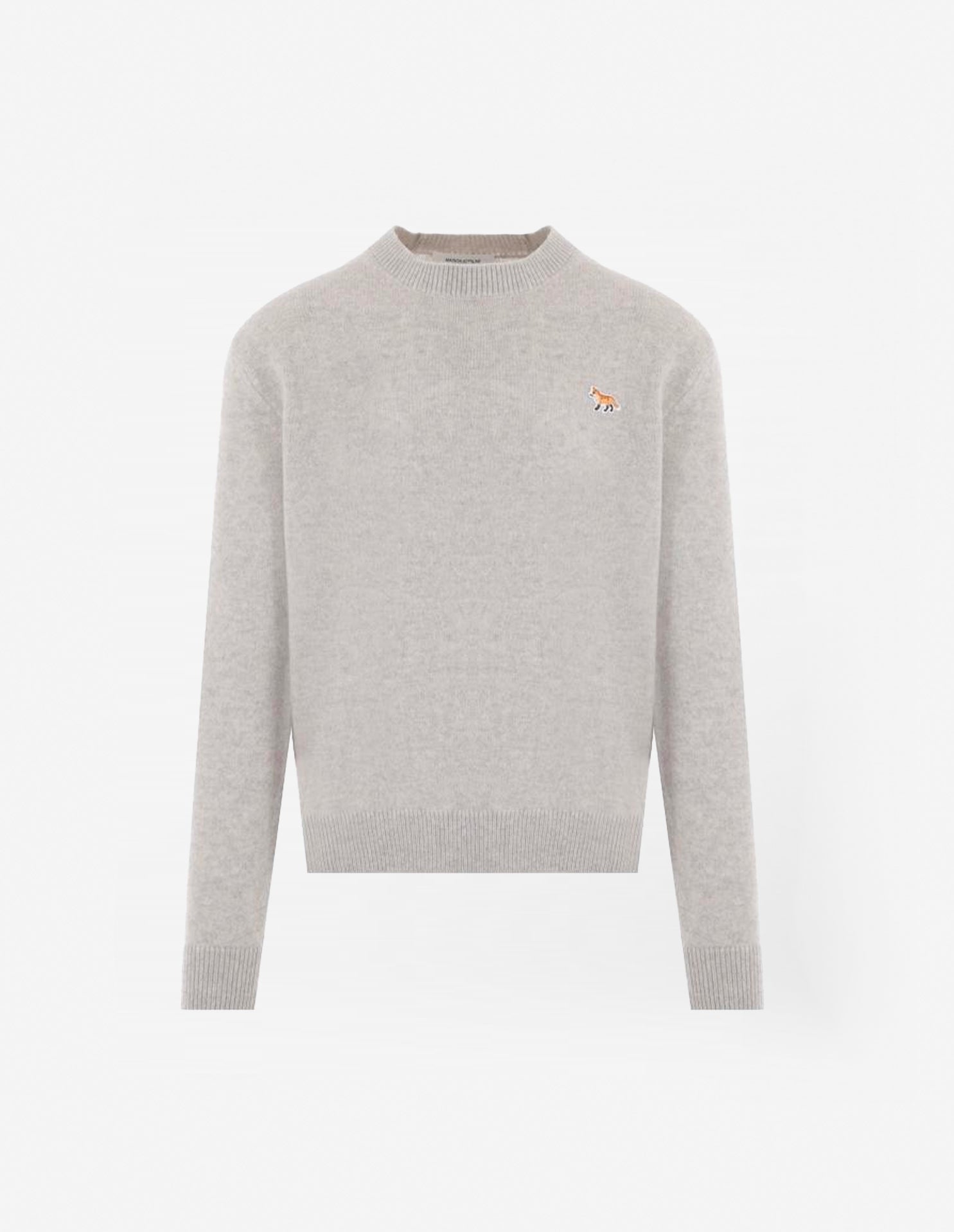 Baby Fox Patch Regular Jumper Light Grey Melange