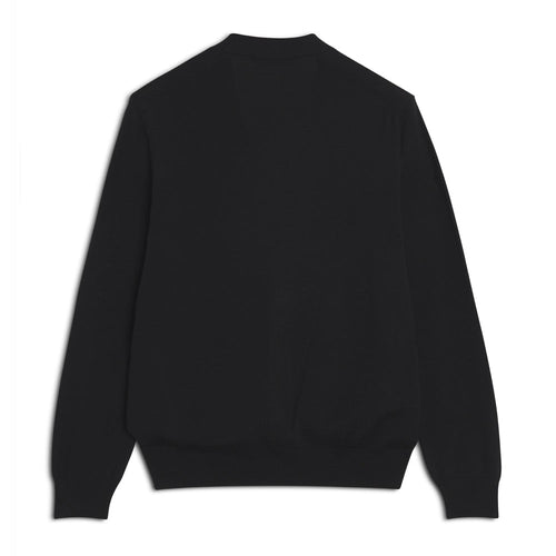 Bold Fox Head Patch Regular Cardigan Black