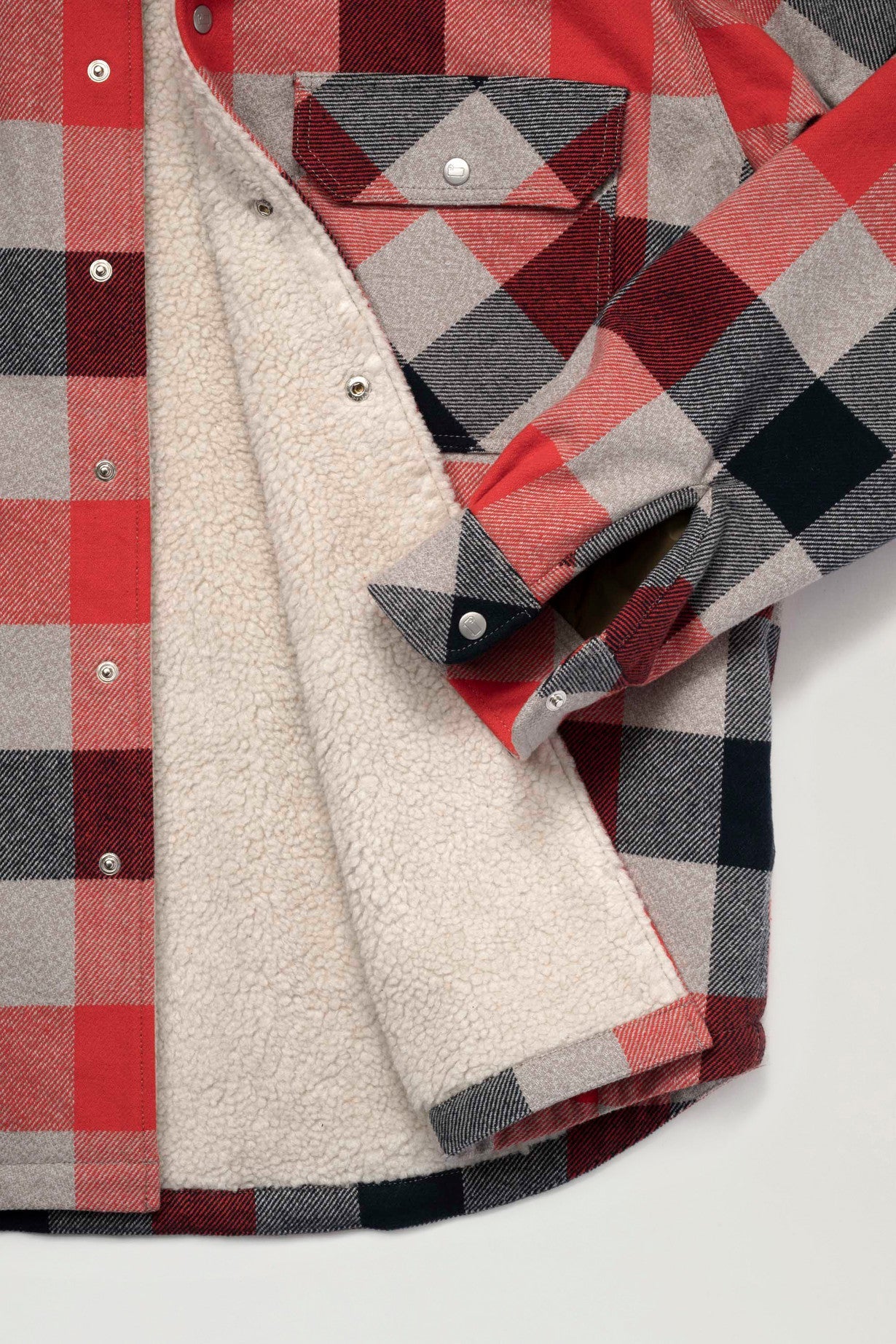 Ranch Check Shirt in Pure Cotton Red Check