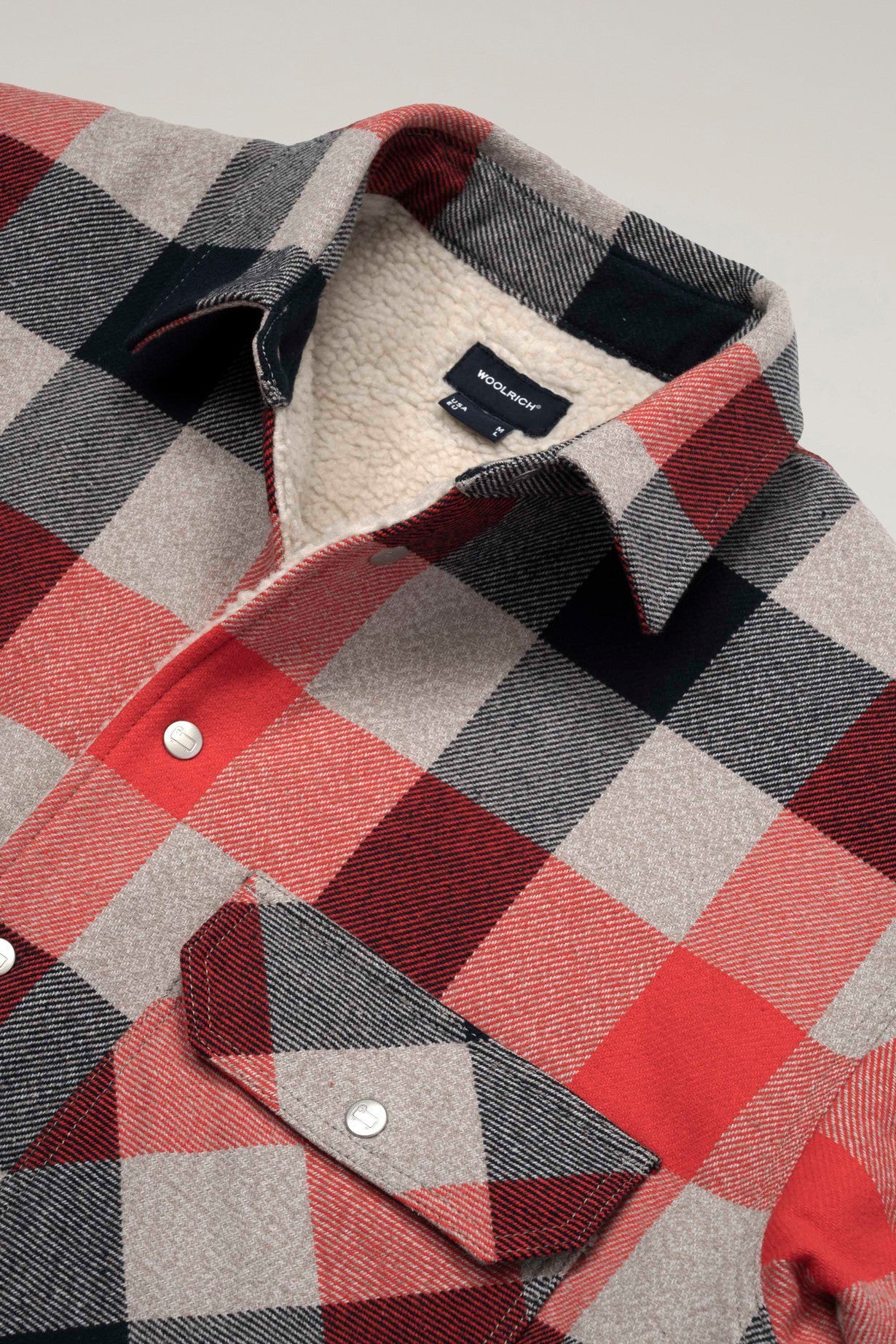 Ranch Check Shirt in Pure Cotton Red Check