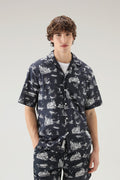Short-sleeved Zavikon Shirt MELTON BLUE